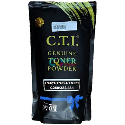 CTI Compatible Cyan Toner Compatible use for Konica Minolta TN321/TN324/TN221/C258/224/454 (500gm pouch)
