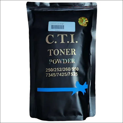 CTI Compatible Cyan Toner Compatible use for Xerox WC7845/DC250/DC550/DC700/C60 ( 500gm pouch )