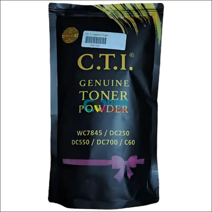 CTI Compatible Magenta Toner Compatible use for Xerox WC7845/DC250/DC550/DC700/C60 (500gm pouch)
