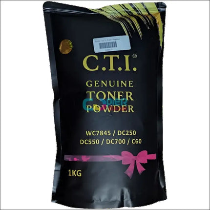 CTI Compatible Magenta Toner Compatible use for Xerox WC7845/DC250/DC550/DC700/C60 (1kg pouch)