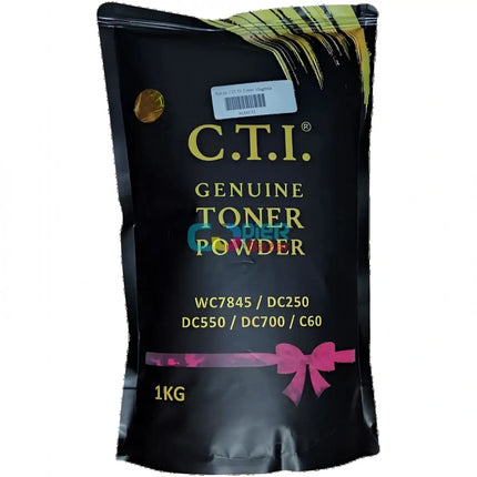 CTI Compatible Magenta Toner Compatible use for Xerox WC7845/DC250/DC550/DC700/C60 (1kg pouch)