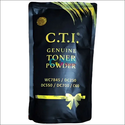 CTI Compatible Yellow Toner Compatible use for Xerox WC7845/DC250/DC550/DC700/C60 (500gm pouch)