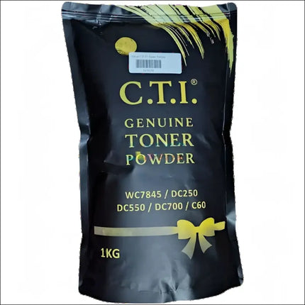 CTI Compatible Yellow Toner Compatible use for Xerox WC7845/DC250/DC550/DC700/C60 (1kg pouch)