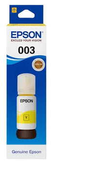 Epson 003 Yellow Ink Bottle 65ml for Quality Printing - Printers