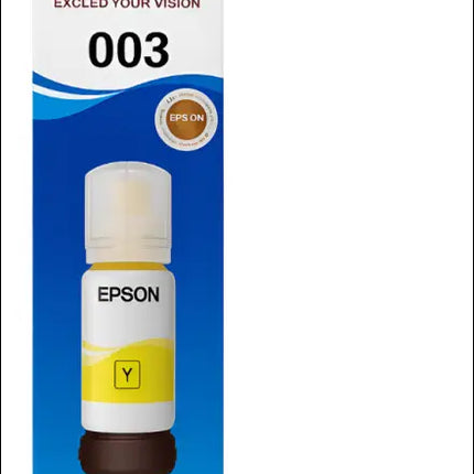 Epson 003 Yellow Ink Bottle 65ml for Quality Printing - Printers