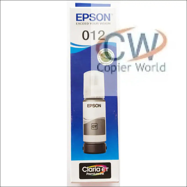 Epson 012 Ecotank Gray Ink Bottle 70ML