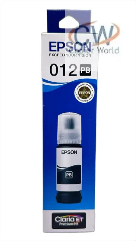 Epson 012 Ecotank Pigment Black Ink Bottle 70ML 