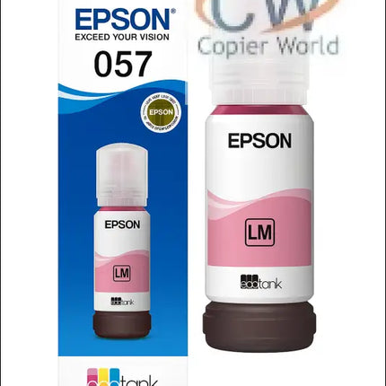 Epson 057 Light Magenta Ink Bottle for EcoTank Printers - Printers