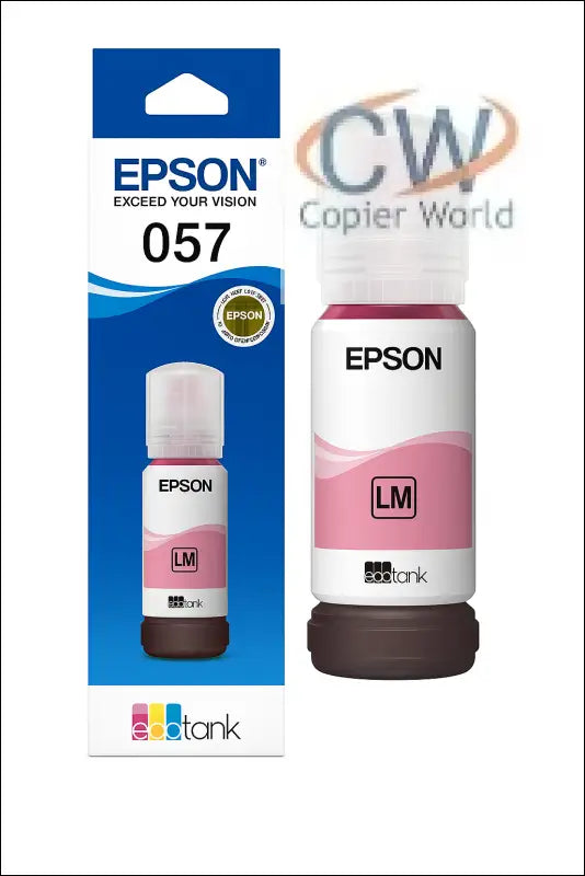 Epson 057 Light Magenta Ink Bottle for EcoTank Printers - Printers