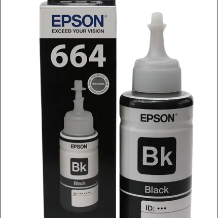 Epson 664 Black Ink OG 70ml Bottle for Printers - Printers