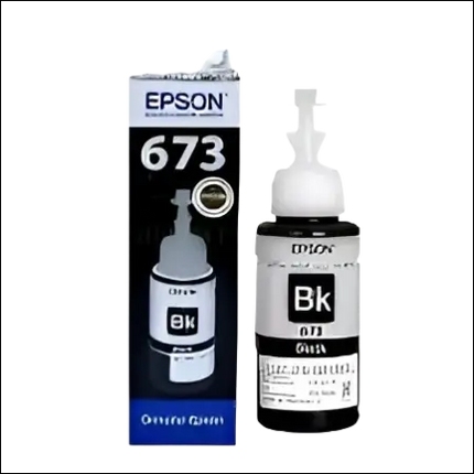 Epson 673 Black Ink Bottle Original