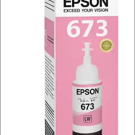 Epson 673 Light Magenta Ink Bottle for Quality Printing - Printers