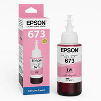 Epson 673 Light Magenta Ink Bottle for Quality Printing - Printers