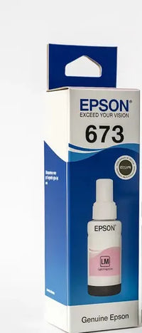 Epson 673 Light Magenta Ink Bottle for Smooth Printing - Printers