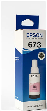 Epson 673 Light Magenta Ink Bottle for Smooth Printing - Printers