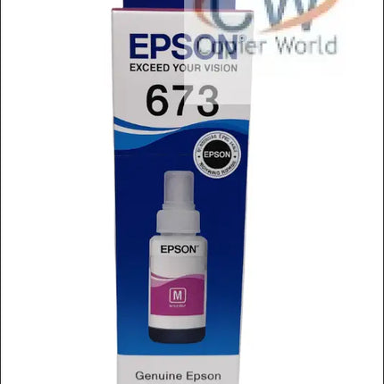 Epson 673 Magenta Ink Bottle Original - Printers