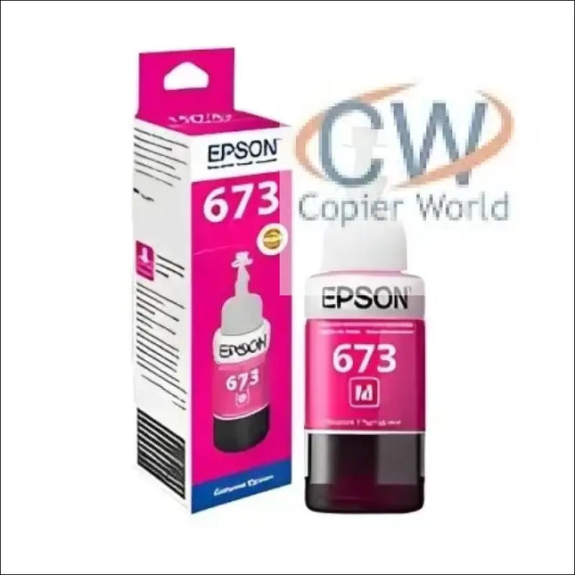 Epson 673 Magenta Ink for Vibrant Color Printing - Printers