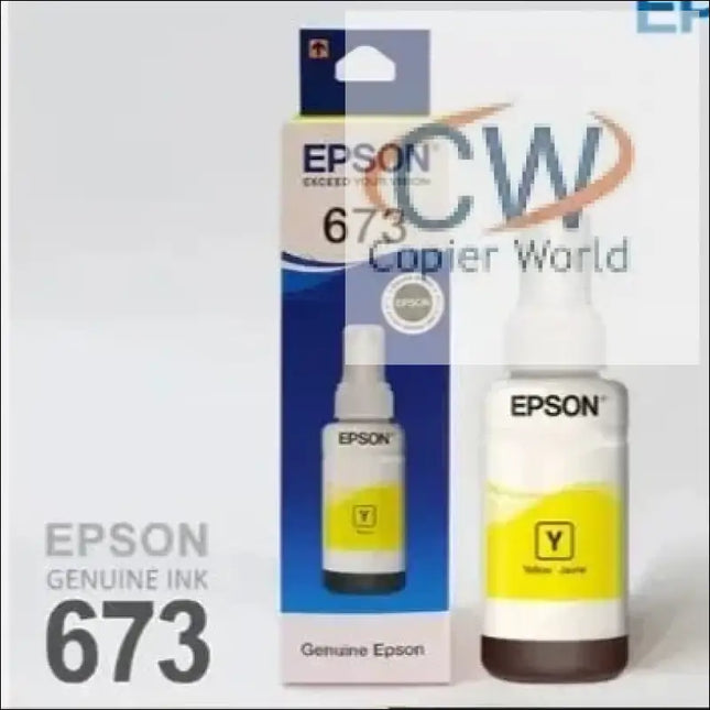 Epson 673 Yellow Ink Bottle Original - Printers