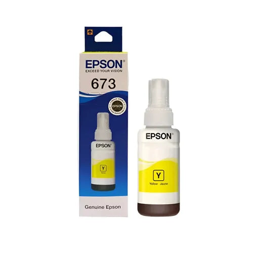 Epson 673 Yellow Ink Bottle Original - Printers