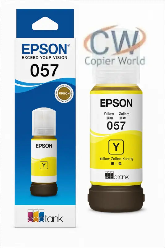 Epson Ink Bottle 70ml Yellow for EcoTank Printers - Printers