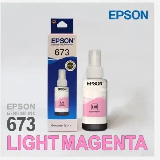 Epson 673 Light magenta Ink Bottle Original - Copier WorldPrinters