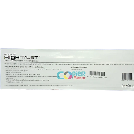 Evolis ACL004 T Cleaning Card