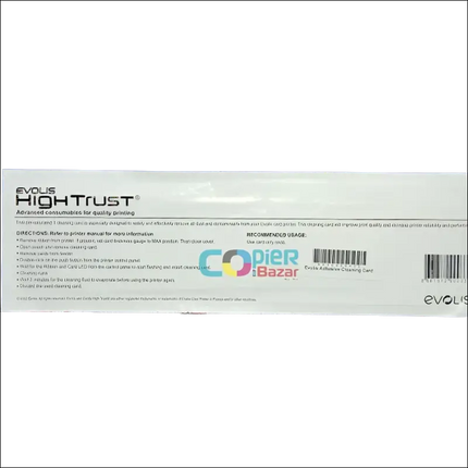 Evolis ACL004 T Cleaning Card