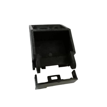A black plastic rectangular Fixing Magnetic Lever Base (Fuser exit switch) for Xerox wc 5655/5665/5675/5765/5775/5790 by Copier World, shown with detachable cover on a white background—perfect as a replacement part.