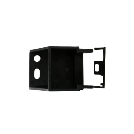 Copier World Fixing Magnetic Lever Base for Xerox wc 5655/5665/5675/5765/5775/5790 Fuser Exit Switch — black plastic bracket with two circular holes and an open rectangular section, shown from above on a white background.