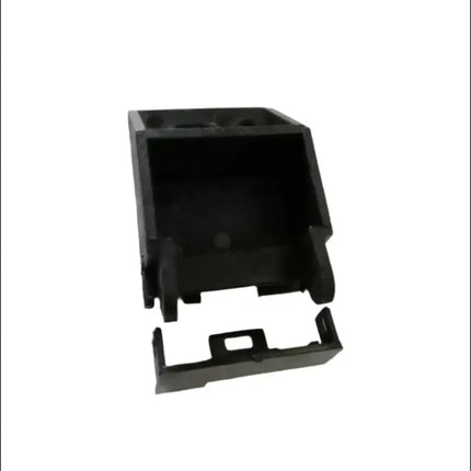 A black plastic rectangular Fixing Magnetic Lever Base (Fuser exit switch) for Xerox wc 5655/5665/5675/5765/5775/5790 by Copier World, shown with detachable cover on a white background—perfect as a replacement part.