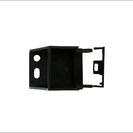 Copier World Fixing Magnetic Lever Base for Xerox wc 5655/5665/5675/5765/5775/5790 Fuser Exit Switch — black plastic bracket with two circular holes and an open rectangular section, shown from above on a white background.