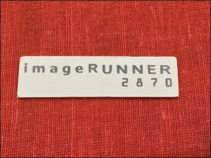 Front Door Model Sticker for IR2870