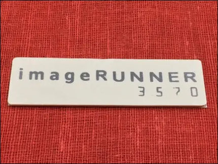 Front Door Model Sticker for IR3570