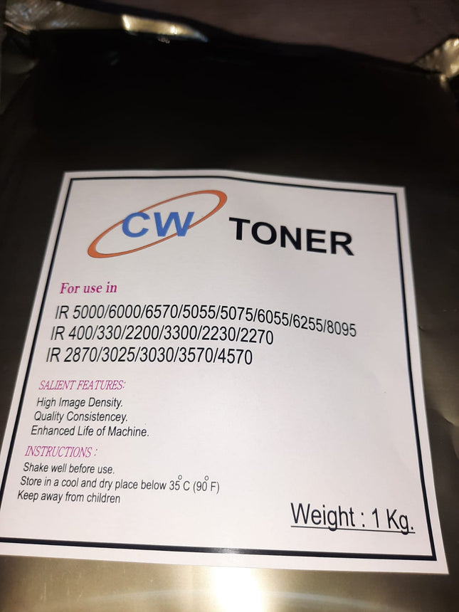 Canon IR 6000 / 3300 / 2870 / 5000 Golden Toner Powder 1 Kg | High Density Black Toner