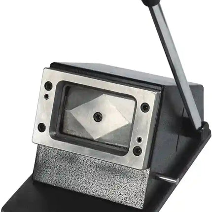 Heavy Duty PVC ID Card Die Full Body Round Metal Grip Corner Paper Cutter