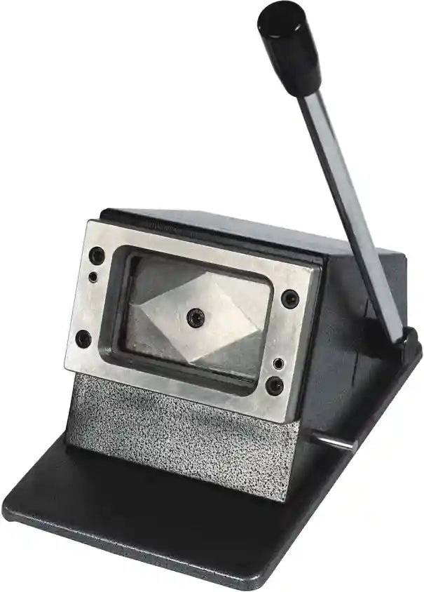 Heavy Duty PVC ID Card Die Full Body Round Metal Grip Corner Paper Cutter