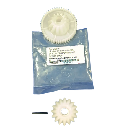 Hopper Unit Gear With Pin Compatible use for Canon IR ADV 8105 8085 8095 6055 6065 6075 ( Set of 3PCS )