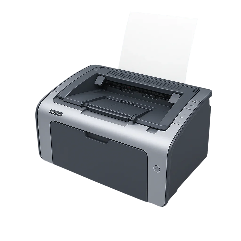 HP 1008 printer with compact design and easy paper feed for efficient printing