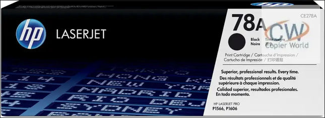 HP 78A Black Laserjet Toner Cartridges - SPARE PARTS