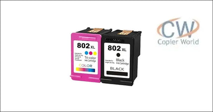 HP 802 Small Black & Tri colour Ink Cartridges