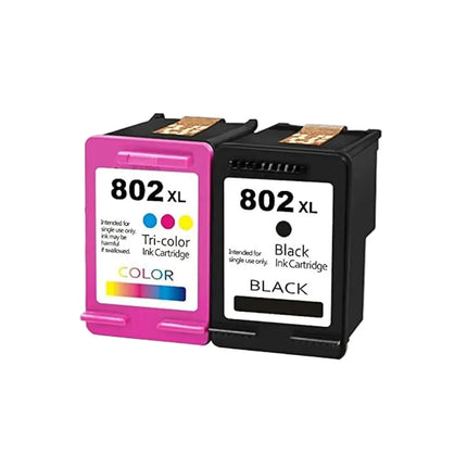HP 802 Small Black & Tri colour Ink Cartridges