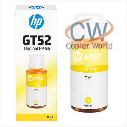 HP GT52 70ml Yellow Ink Bottle for Printers - Printers