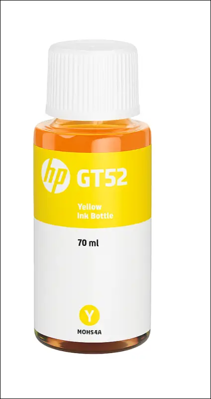 HP GT52 70ml Yellow Ink Bottle for Printers - Printers