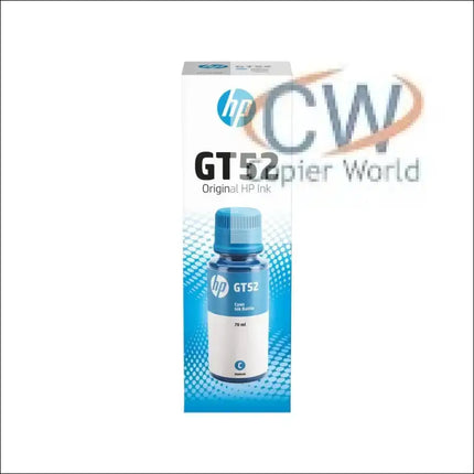 Hp Gt52 Cyan Ink Bottle 70ml Original - Printers