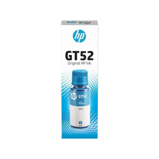 Hp Gt52 Cyan Ink Bottle 70ml Original - Printers