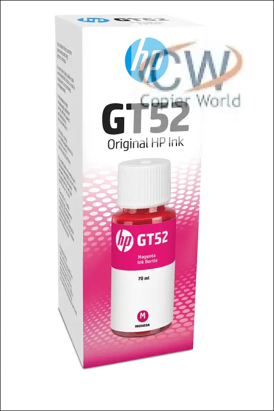 HP GT52 Magenta Ink Bottle for Quality Printing - Printers