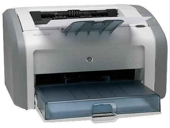 HP LaserJet 1020 Plus Monochrome Laser Printer Front View for Home and Office Printing