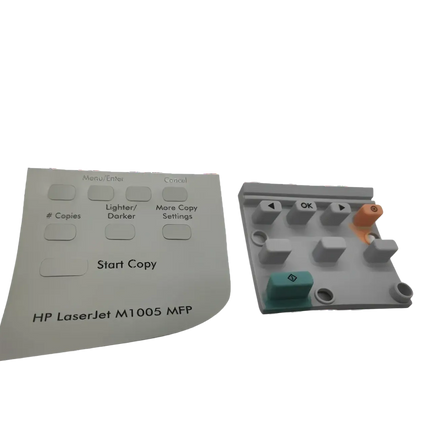 HP LaserJet M1005 Control Panel Sticker + Panel Pad Keypad