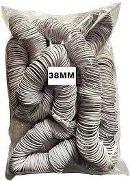 Spiral Ring No. 38 (38mm) White Plastic Binding Coil | Heavy Quality | Copier World