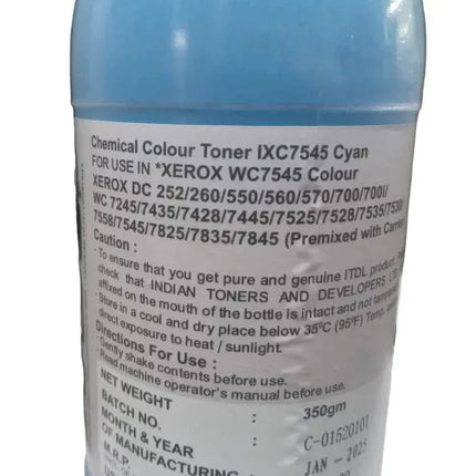 ITDL Toner Xerox WC7545/ 7245/ 7435/ 7428/ 7445/ 7525/ 7528/ 7535/7845 DC 252/260/550/560/570/700/700i (Set of 4)
